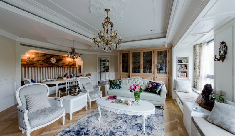 室內裝潢客廳-法式古典浪漫